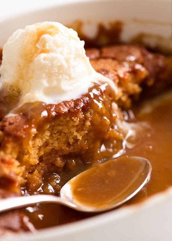 Self saucing butterscotch pudding