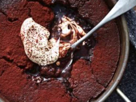 Self-saucing chocolate pudding