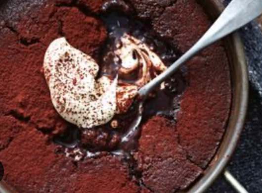 Self-saucing chocolate pudding