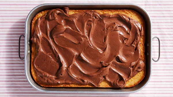 Semisweet chocolate-ganache buttercream