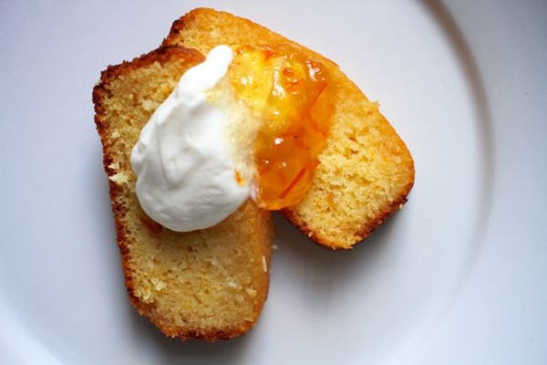 Semolina, coconut & marmalade Cake