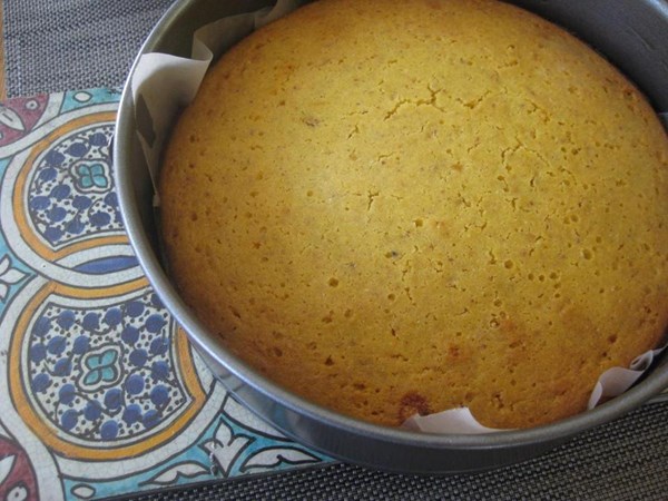 Semolina, coconut & marmalade cake
