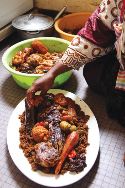 Senegalese fish and rice (Thiéboudienne)