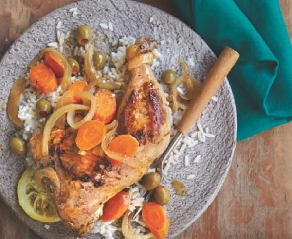 Senegalese lemon chicken (Chicken yassa)