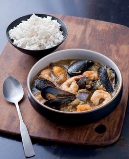 Senegalese okra & seafood stew