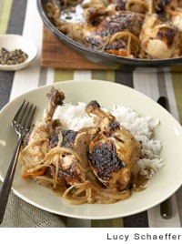 Senegalese-style grilled chicken with lemon and onions