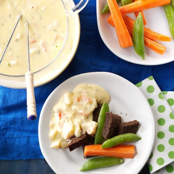 Sensational crab fondue