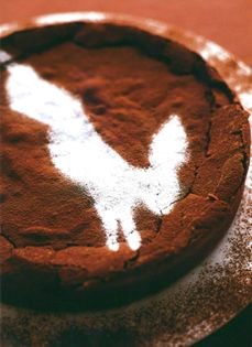 Sephardic chocolate and almond cake