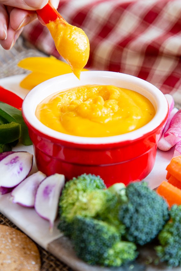 Seriously easy cheese dip