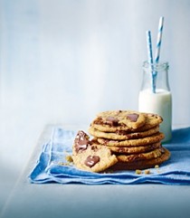 Seriously gooey chocolate chip cookies