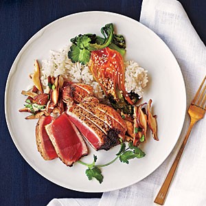 Sesame albacore tuna
