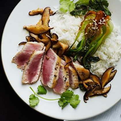Sesame albacore tuna
