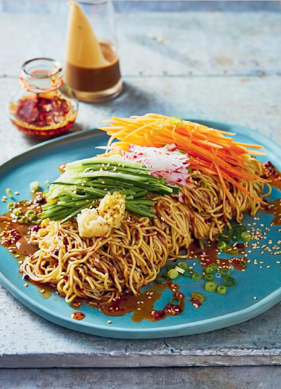 Sesame and chilli noodles