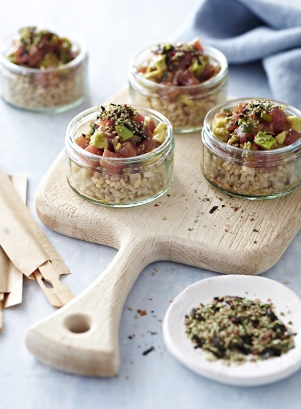 Sesame and furikake tuna