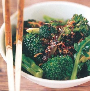 Sesame and ginger broccoli