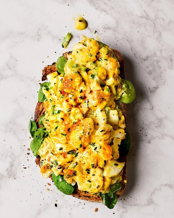 Sesame and lime duck egg mayo