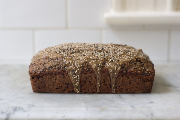 Sesame banana bread