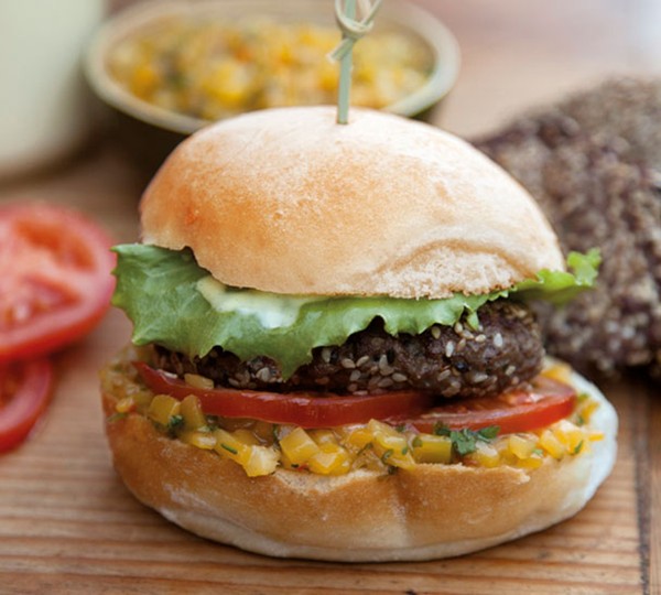 Sesame beef patties