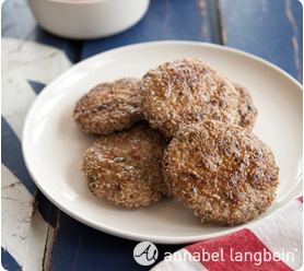Sesame beef patties