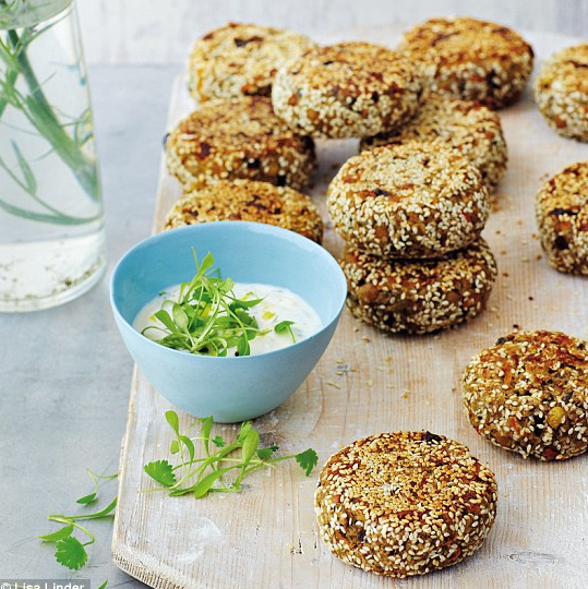 Sesame burgers