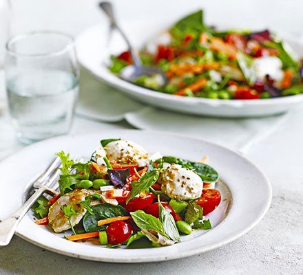 Sesame chicken salad 