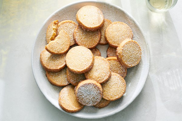 Sesame-coconut shortbreads