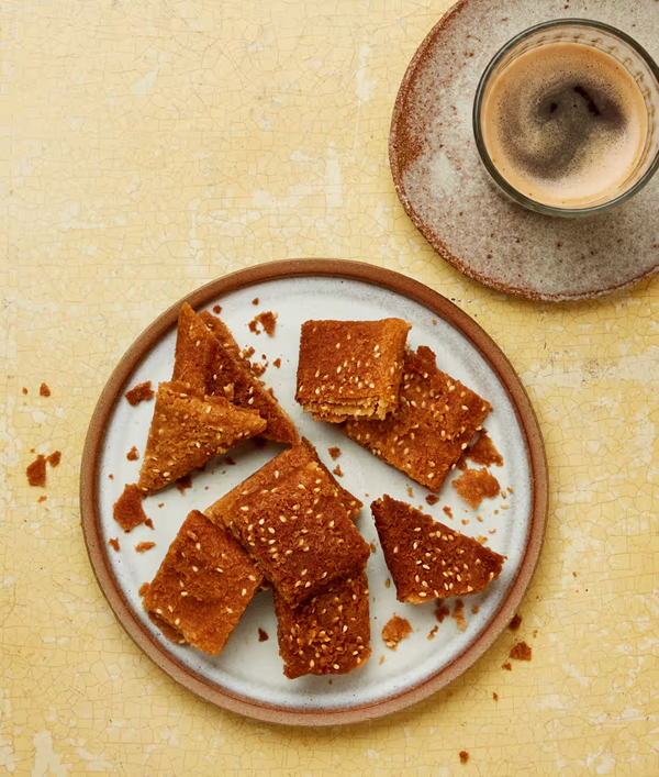 Sesame crepes dentelle