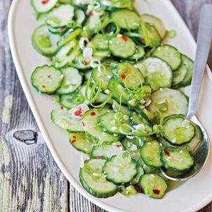 Sesame-cucumber salad