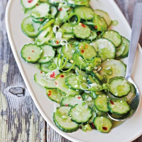 Sesame-cucumber salad