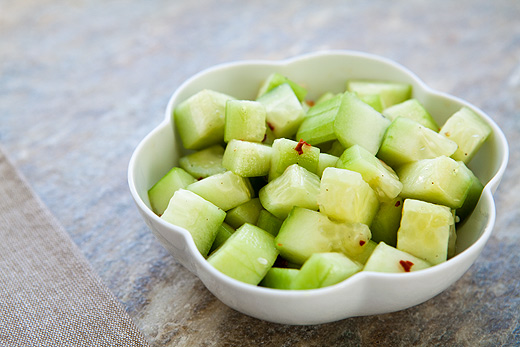 Sesame cucumber salad