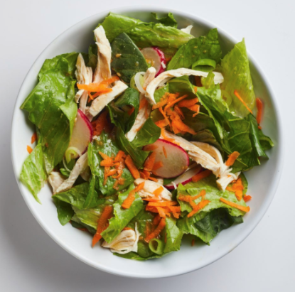 Sesame-ginger chicken salad