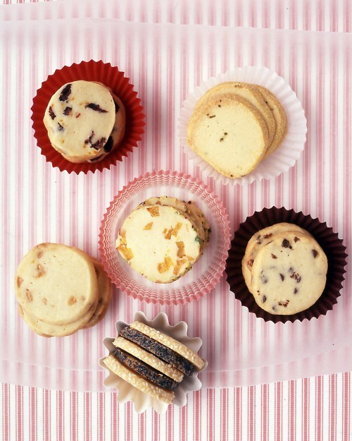 Sesame-ginger icebox shortbread