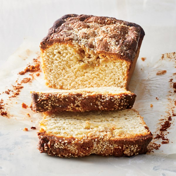 Sesame halvah tea cake