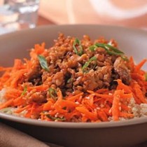 Sesame-honey tempeh & quinoa bowl