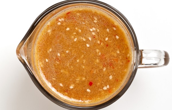 Sesame-miso vinaigrette