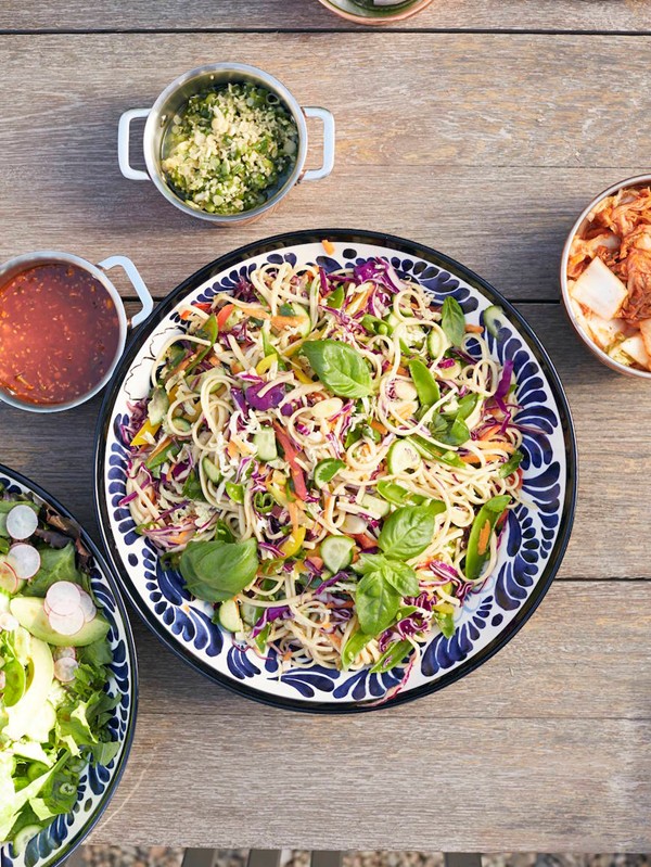 Sesame noodle salad