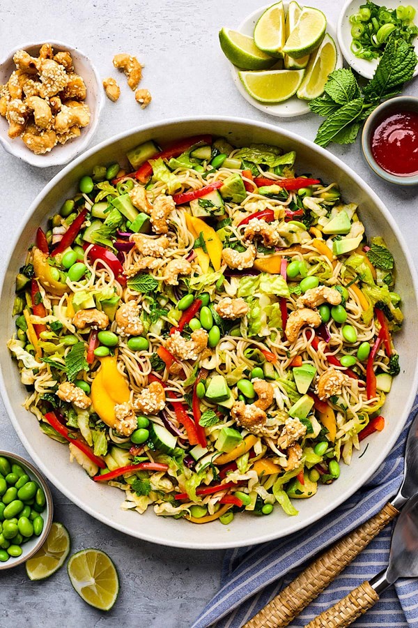 Sesame noodle salad