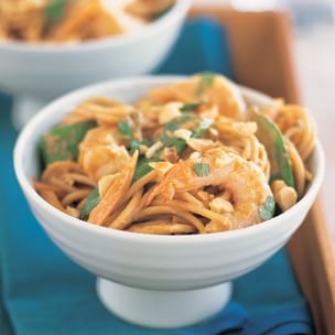 Sesame noodles with peanut sauce