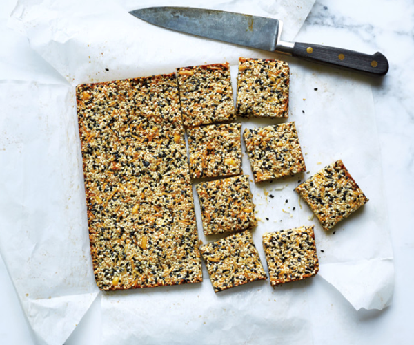 Sesame-peanut bars