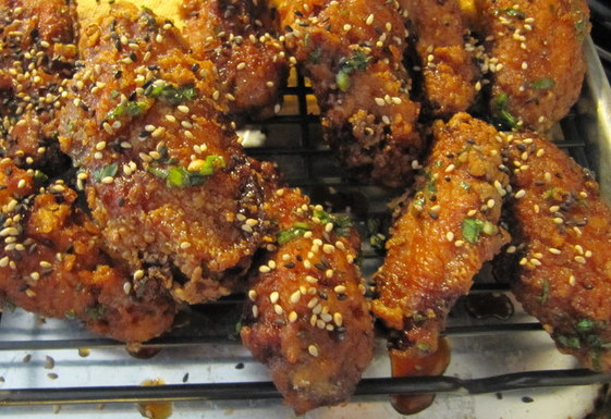 Sesame shiso wings