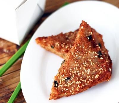 Sesame shrimp toast