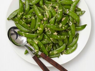 Sesame snap peas