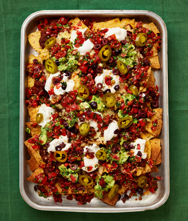 Seven-layer nachos