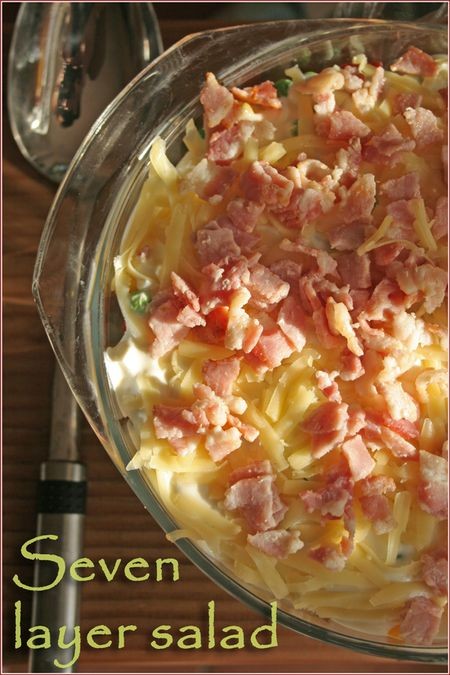 Seven-layer salad