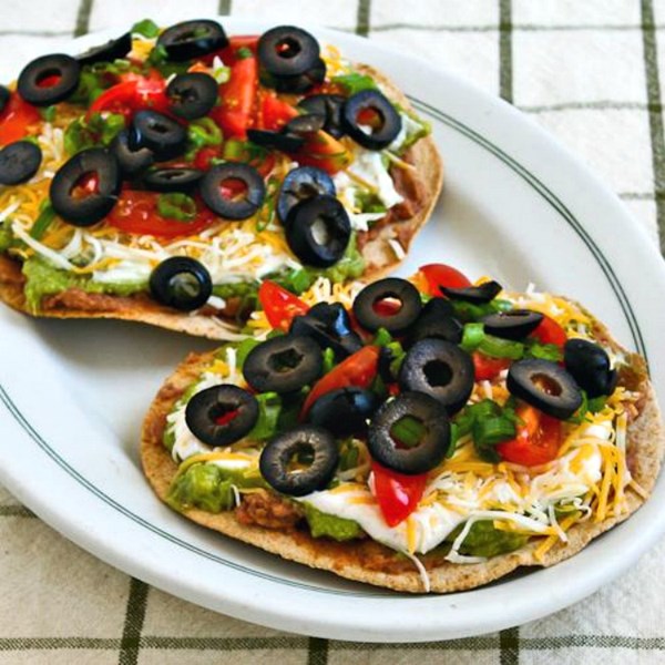 Seven-layer tostadas