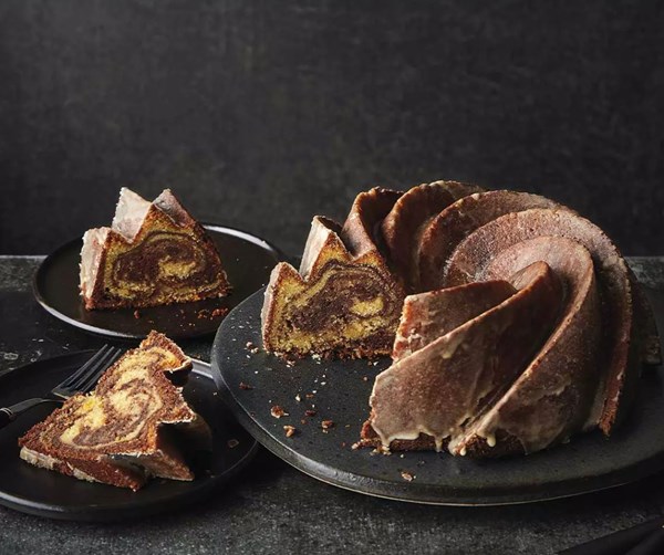 Seville orange & chocolate bundt cake