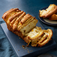 Seville orange and pistachio bread