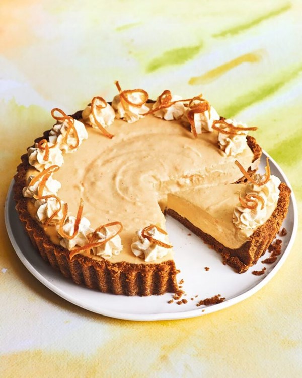 Seville orange, cardamom and ginger pie