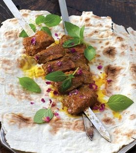 Shahnameh veal kabab (Kabab-e Shahnameh)