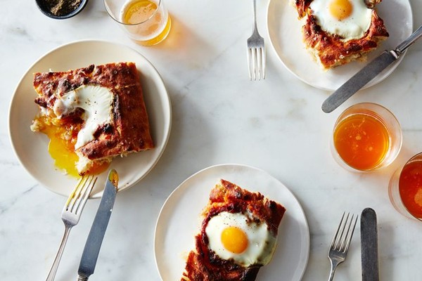 Shakshuka focaccia